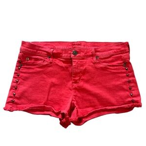 HUDSON Amber Raw Hem Edge shorts